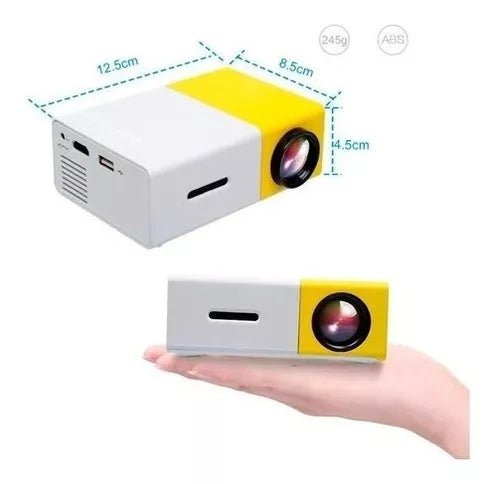 MINI PROYECTOR LED PORTATIL HDMI VGA USB